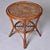 1950s French Mid-Century Bent Rattan & Bamboo Side Table For Sale - Image 5 of 12