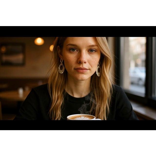 White Platinum Vintage Openwork Filigree Drop Earrings With 0.50ct Diamonds, A Pair For Sale - Image 8 of 10