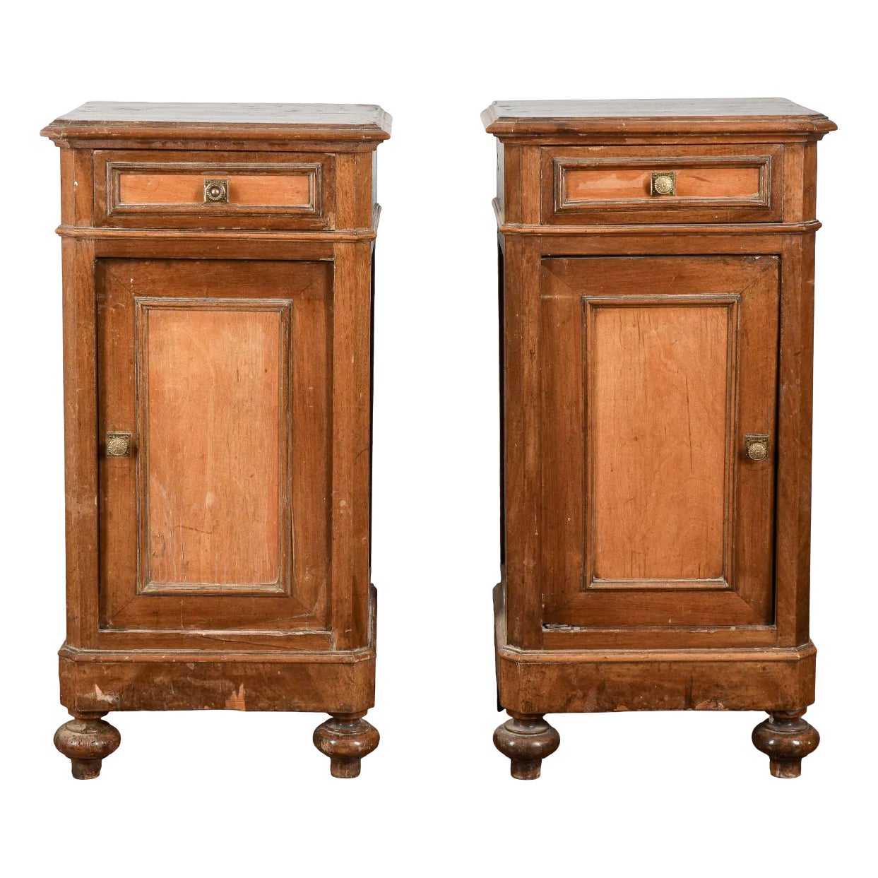 Bedside Tables, Late 19th Century, Set of 2 | Chairish