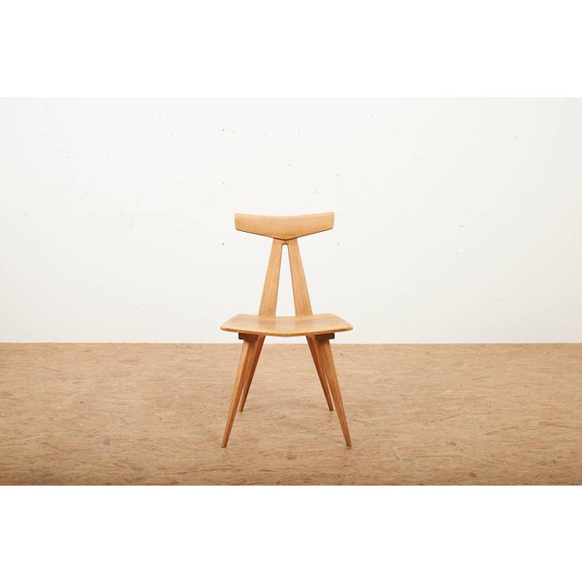 Modern Acacia Chair by Jacob Müller, 1956 For Sale - Image 12 of 12