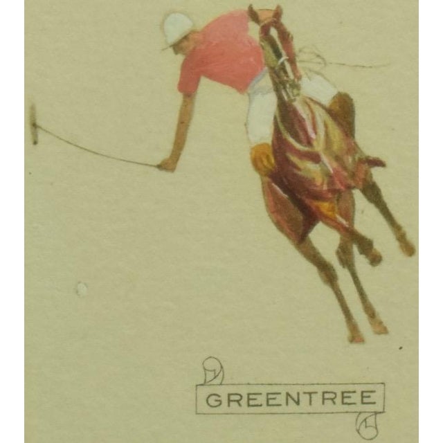 1930s International Field Meadow Brook Club 1939 Gouache; Hand-Colored Aquatint by Paul Brown For Sale - Image 5 of 18