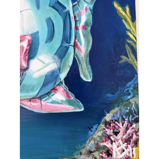 Sofía Cristina Jiménez, Tropical Fish in Coral Reef, Acrylic Painting, 2026 For Sale - Image 12 of 14