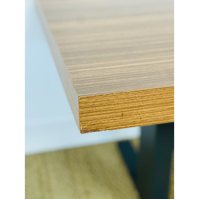 Vintage Lift-Top Coffee Table in Formica and Black Metal, 1970s For Sale - Image 9 of 15