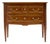 French Louis XVI Directoire Walnut Commode With Brass Inlay, Rhône Valley, Circa 1920 For Sale