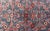 Textile Antique Persian Bidjar Rug With Large Floral Motifs in Blue, Red, and Ivory For Sale - Image 7 of 12