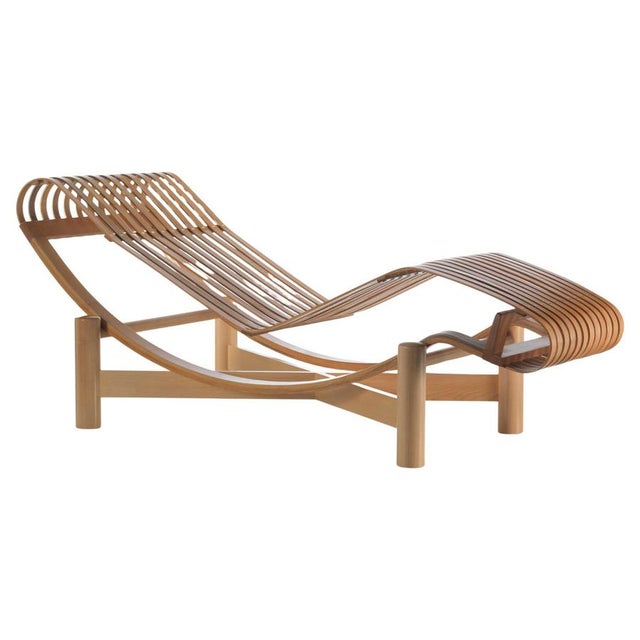 Tokyo Teka Chaise Lounge by Charlotte Perriand for Cassina For Sale - Image 9 of 9