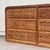 1970s Coastal Wicker Waterfall Double Dresser For Sale - Image 10 of 11