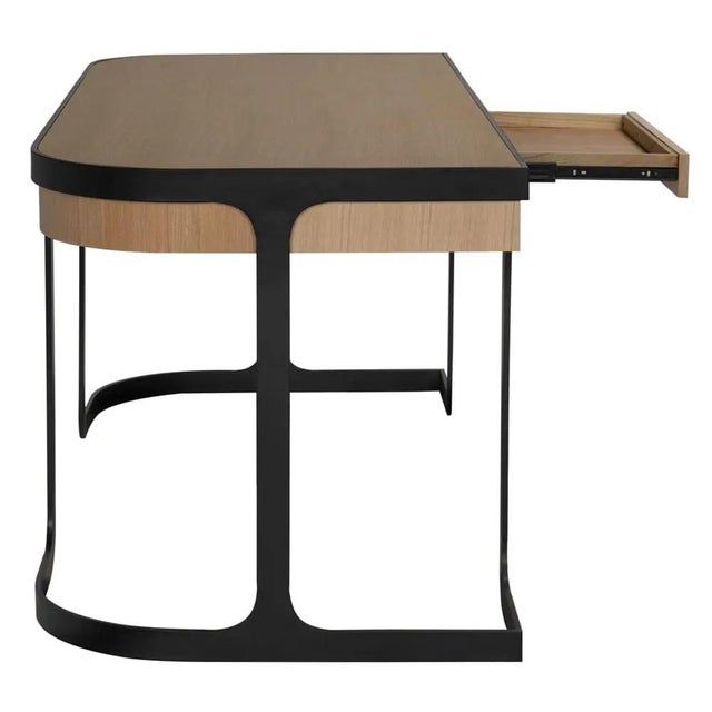 NOIR Hamilton Desk, White Oak For Sale - Image 9 of 11