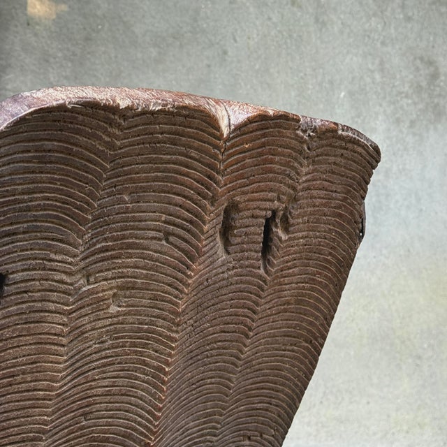 Antique Hand Carved Cameroonian African Batcham Headdress/Chair For Sale - Image 11 of 12