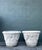 Rustic Vintage Monumental Cast Concrete Planters For Sale - Image 3 of 12