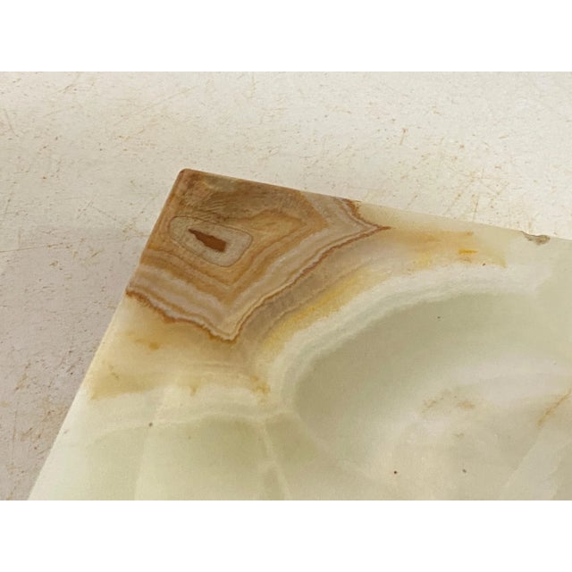 Large Ashtray Vide Poche in White Onyx, Italy, 1960s For Sale - Image 9 of 10