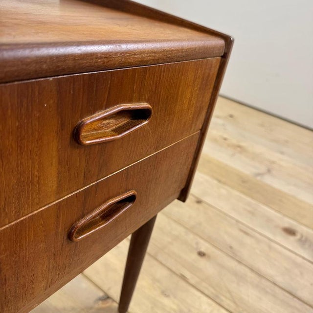 Vintage Danish Teak Bedside Table, 1960s For Sale - Image 6 of 10