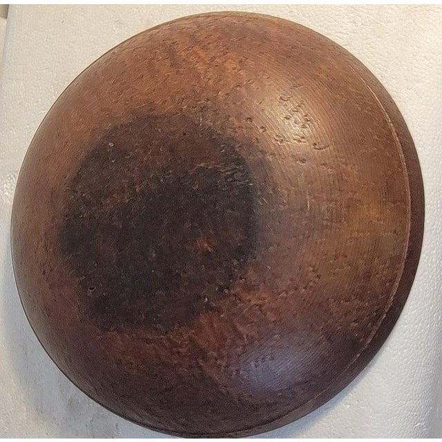 Folk Art 19th Century Tiger Eye Maple Butter Bowl For Sale - Image 3 of 6