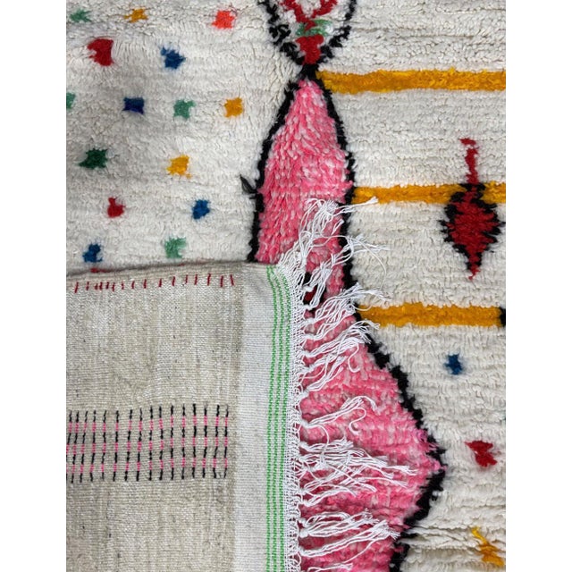 Moroccan Neon Azilal Rug - 9.8 X 6.2 Ft For Sale In Cleveland - Image 6 of 8