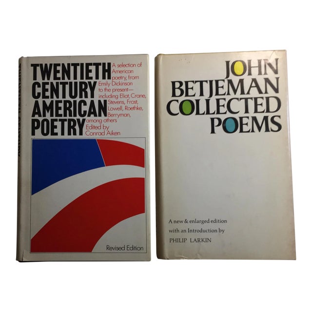 John Betjeman Collected Poems 20th Century American Poetry Set of 2 For Sale