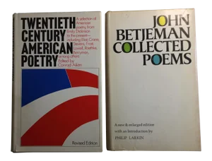 John Betjeman Collected Poems 20th Century American Poetry Set of 2