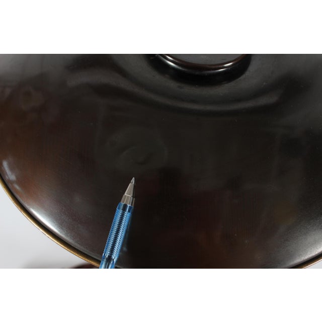 Art Deco Patinated Brass and Copper PH 3½/2 Table Lamp by Poul Henningsen for Louis Poulsen, 1930s For Sale - Image 10 of 11