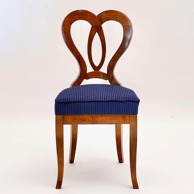Biedermeier Dining Chairs in Walnut by Silvio Piattelli, Set of 8 For Sale - Image 12 of 18