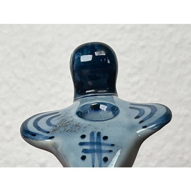 Ceramic Mid-Century Modern Danish Studio Pottery Bird Candleholder from Søholm, 1960s For Sale - Image 7 of 17