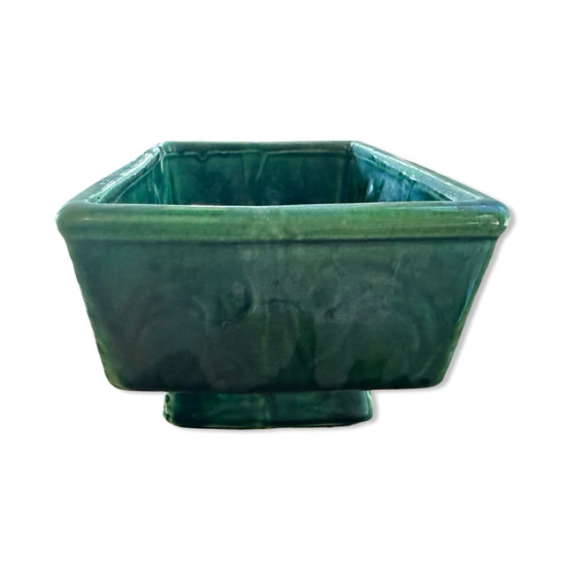 Vintage 50’s Bisque Ceramic Planter For Sale - Image 4 of 6