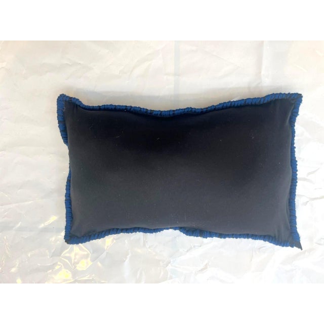 Pillow made with genuine hand made antique Persian Malayer rug-Poly fill with fabric backing , sewn closure-