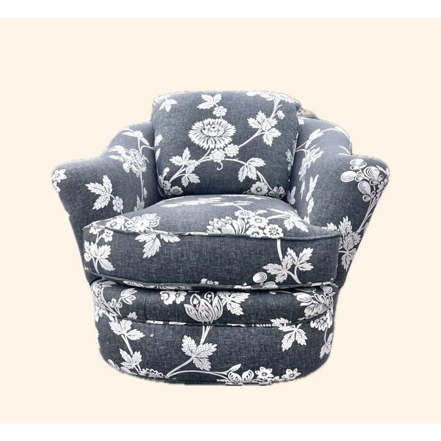 1980s 1980s Freshly Reuphostered Club Chair For Sale - Image 5 of 5