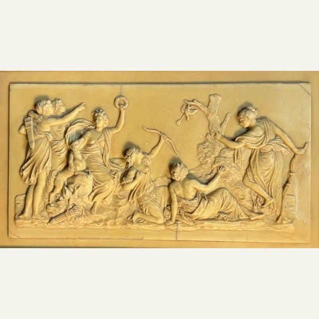 The most accurate representation of the color of this piece is the first photograph with a gold cast. This marble dust and...