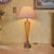 Vintage Murano Amber Art Glass Table Lamp | Neoclassical Italian Style | 1960s For Sale - Image 17 of 18