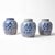 Mid-Century Chinese Blue & White Double Happiness Pottery Ginger Jars - S/3 For Sale In Atlanta - Image 6 of 6