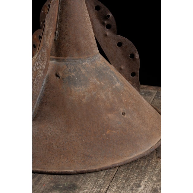 Early 20th Century Sheet Metal Cupola With Automobile Weathervane For Sale - Image 13 of 15