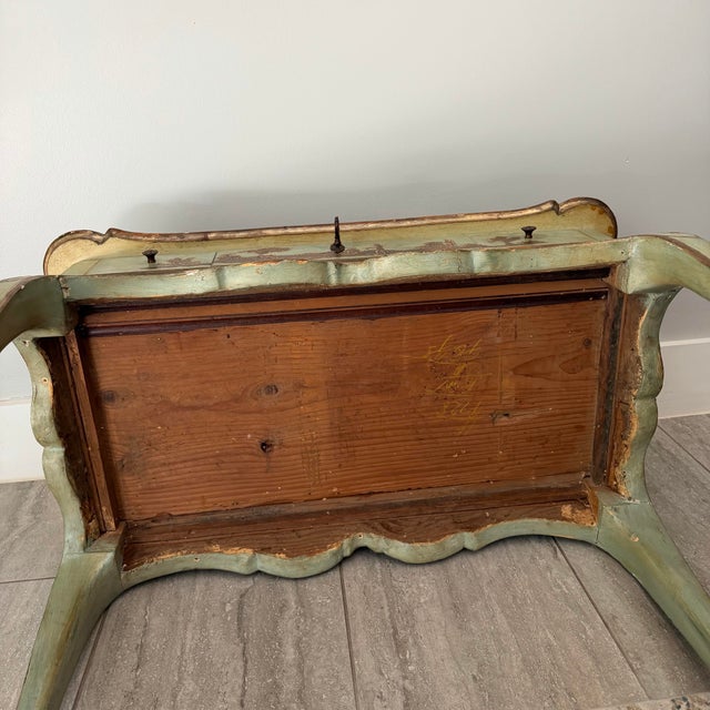Wood 19th Century Painted Lady’s Desk or Vanity For Sale - Image 7 of 12