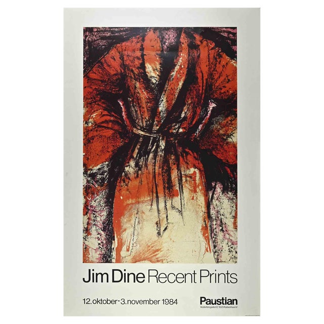 Jim Dine, Recent Prints, Vintage Poster, 1984 For Sale