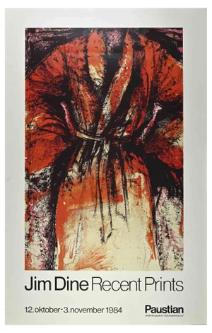 Jim Dine, Recent Prints, Vintage Poster, 1984