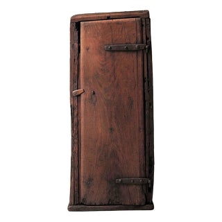 19th Century Primitive Tree Trunk Cabinet in Chestnut, France For Sale