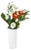 Cylindrical White Carrara Marble Vase For Sale