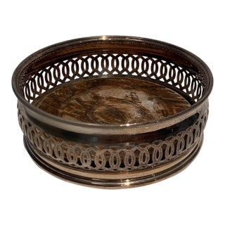 1940s Wine Bottle Coaster For Sale