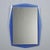 Vintage Rectangular Mirror with Blue Glass Frame, 1960s For Sale - Image 11 of 11