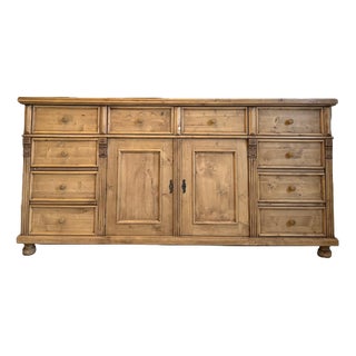 Apothecary Credenza in Reclaimed Wood For Sale