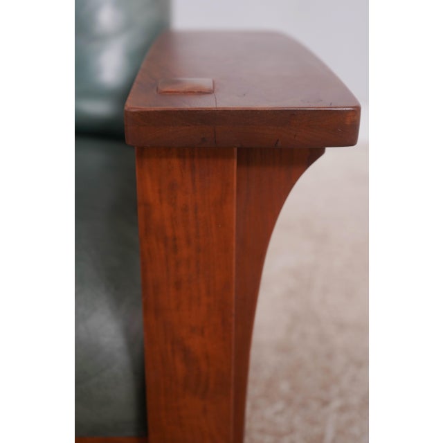 Stickley Mission Cherry Morris Chair For Sale - Image 10 of 18