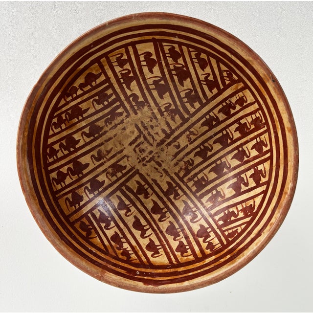 Pre-Columbian Nariño Decorated Footed Pottery Bowl Collection, Set of Four For Sale - Image 9 of 18