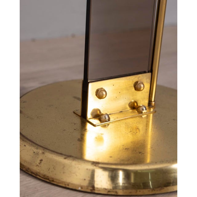Vintage Floor Lamp in Gilt Brass and Glass from Relux Milano, 1980s For Sale - Image 6 of 12