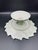 1990s Vintage Mid-Century Modern Italian Majolica Leaf Cake Stand Platter For Sale - Image 5 of 6