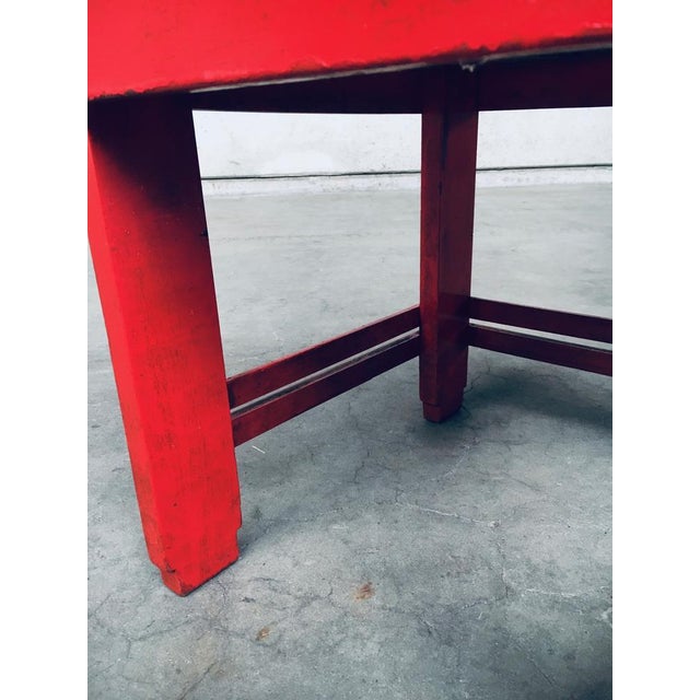 De Stijl Movement Design Red Chair attributed to Jan Wils, Netherlands, 1920s For Sale - Image 12 of 18