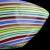 Vintage Murano Dino Martens Red Blue White Copper Aventurine Swirl Italian Art Glass Ribbons Dish Bowl For Sale - Image 9 of 11