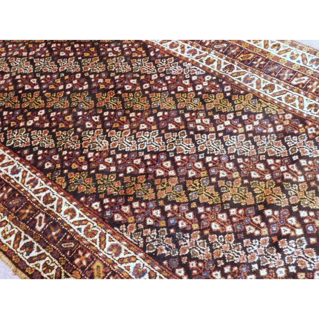 Antique Persian Rug- 4′7″ × 6′4″ For Sale - Image 12 of 13