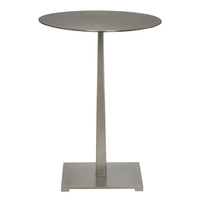 As classically chic as its namesake shoe, this all metal side table is distinguished by its sparely elegant lines and its...