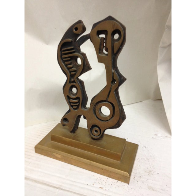 This Anthony Quinn bronze maquette is part of a curated collection of original fine art. This maquette was executed in...