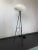 Black Italian Brass Floor Lamp from Stilnovo, 1950s For Sale - Image 8 of 18