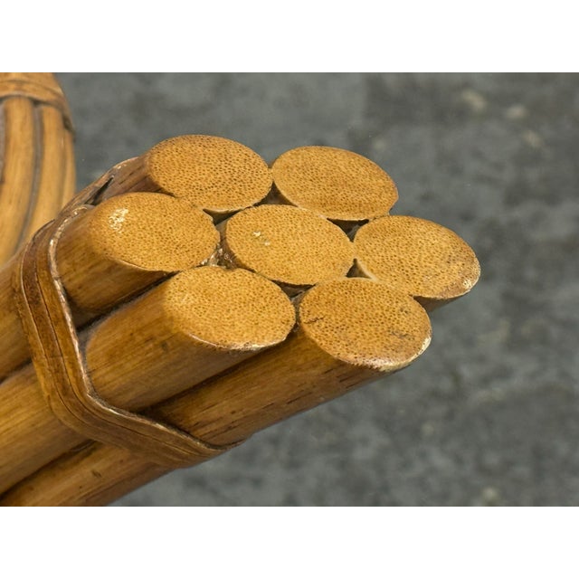 Vintage David Francis Bamboo Dining Table For Sale - Image 10 of 12