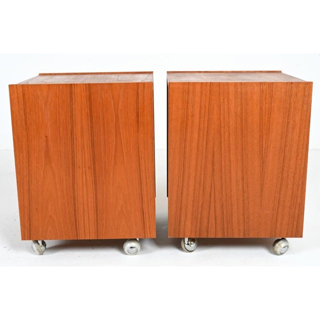 1970's Danish Modern Tables by Axelsens Mobelfabrik for W & B Mobler- A Pair, Attributed For Sale - Image 9 of 15